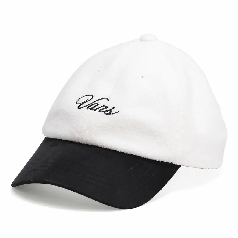 Vans Script Curved Bill Jockey Cap - Marshmallow 1