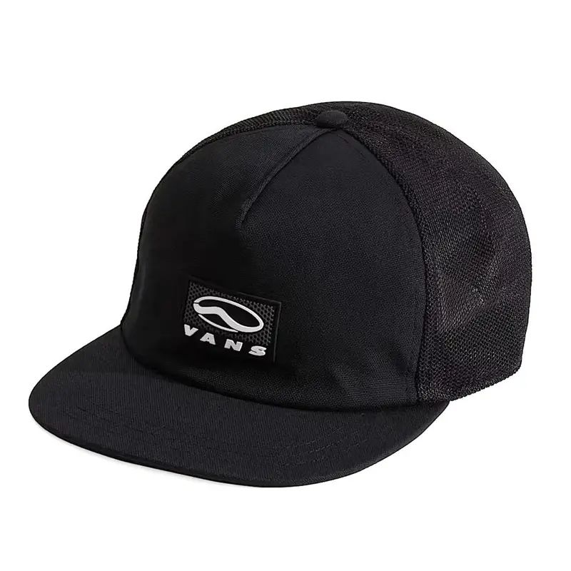 Vans Sidestripe Unstructured Trucker Cap - Black 1
