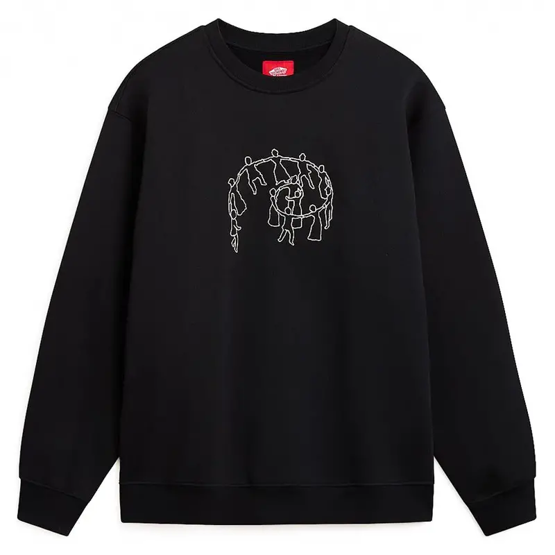 Vans Skate Hold Hands Crewneck Sweatshirt - Black 1