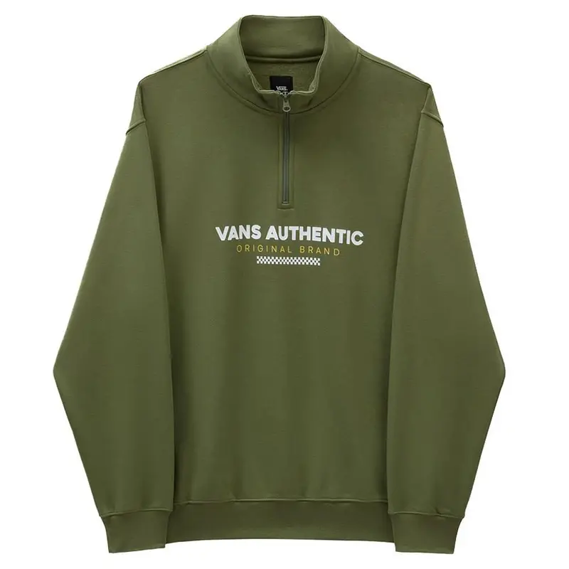 Vans Sport Half Zip Sweatshirt - Olivine 1