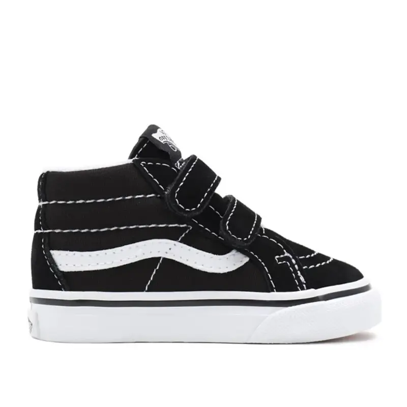 Vans Toddler Sk8-Mid Reissue V Hook And Loop Shoes - Black 1