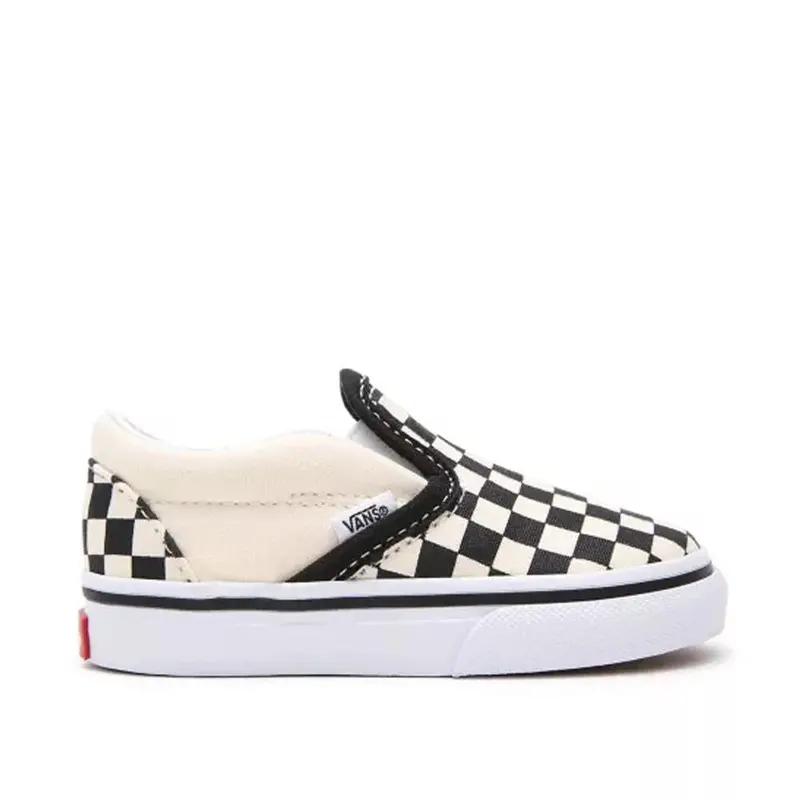 Vans Toddler Slip-On Shoes (1-4 Years) - Checkerboard Black/White 1