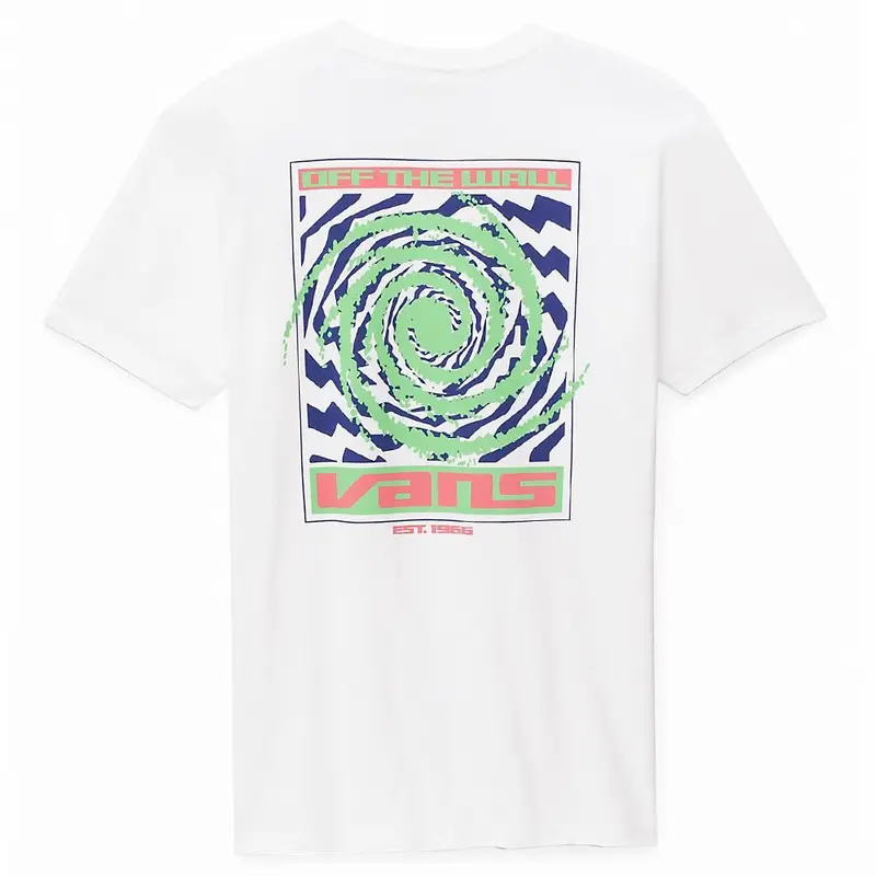 Vans Wormhole Warped T-Shirt - White 1