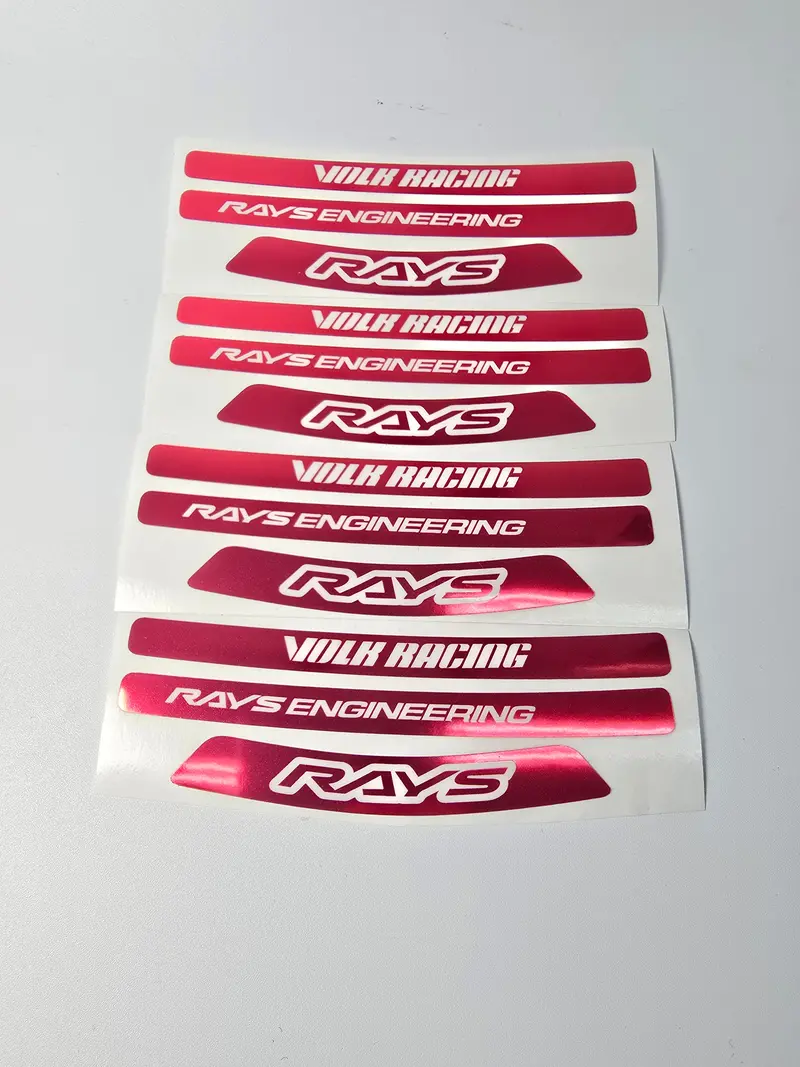 Volk Rays Engineering Reproduction Wheel Spoke Stickers 1