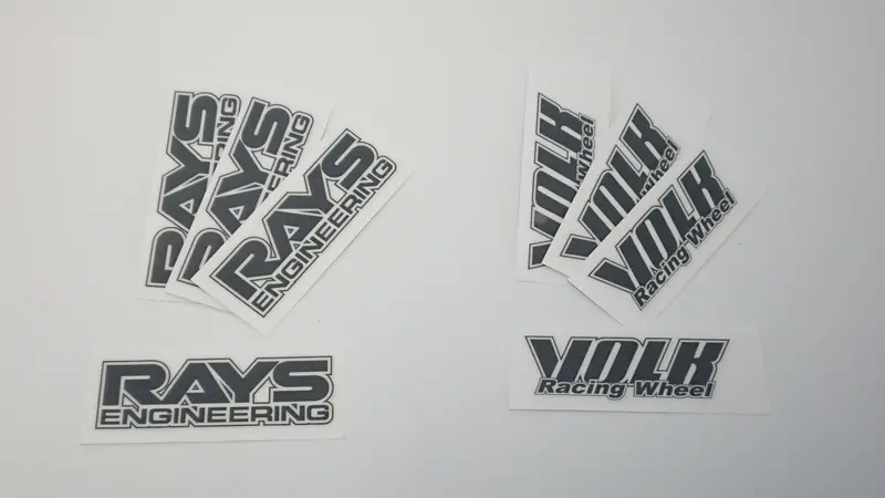 Volk RAYS TE37 Reproduction Wheel Spoke Decals