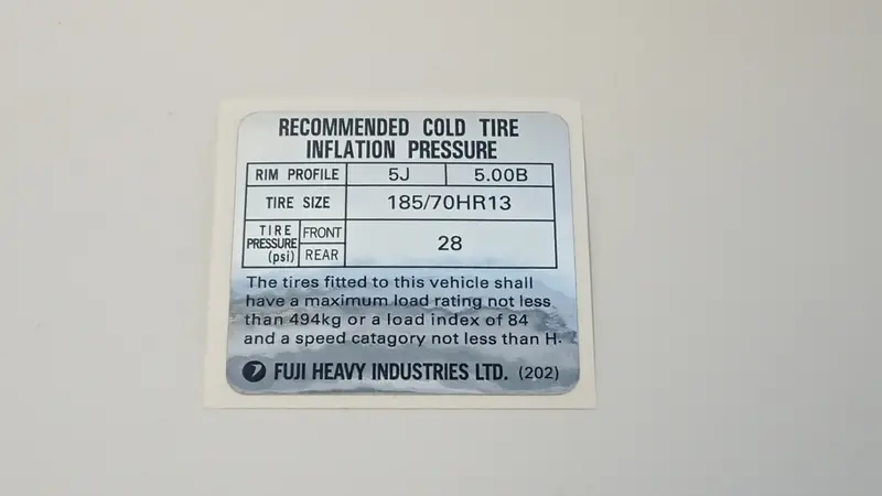 Vortex Australia (Xt) Tyre Placards (202) 1