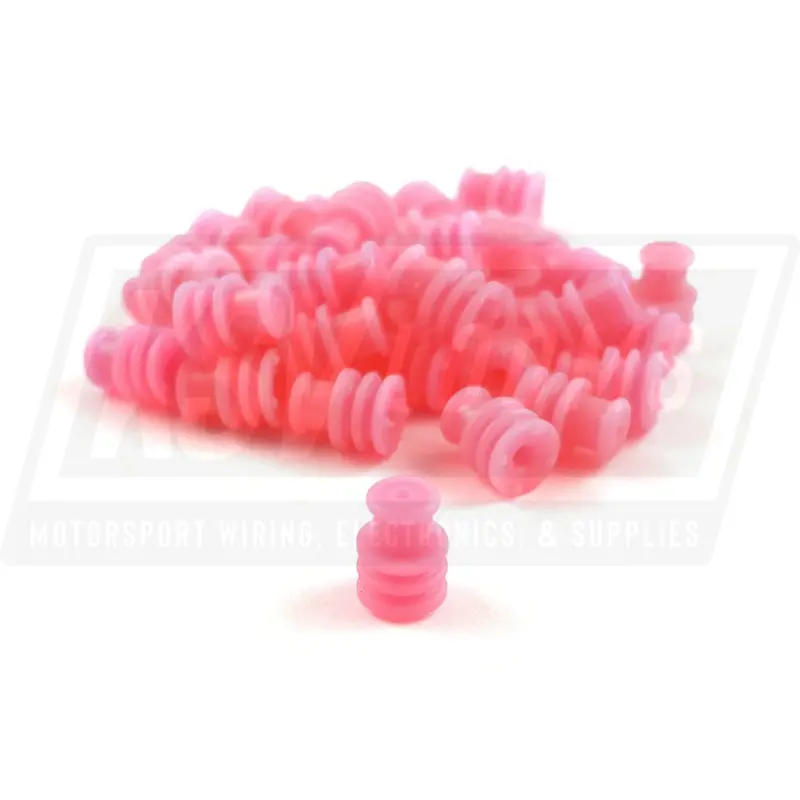 Wire Seal For Bosch Ev6 Ev14 Uscar Fuel Injector Connector, Pink (1.19-1.65Mm) 1