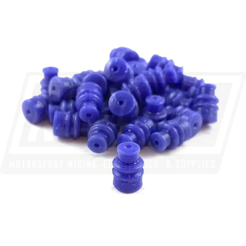 Wire Seal For Toyota Lexus 90980-11246 Ignition Coil Connector (Blue, 22-20Awg) 1