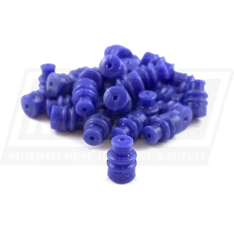 Wire Seal, Yazaki 7158-3006-90 090Ii Sealed Series, 1.4-1.8 Mm (Dark Blue) 1