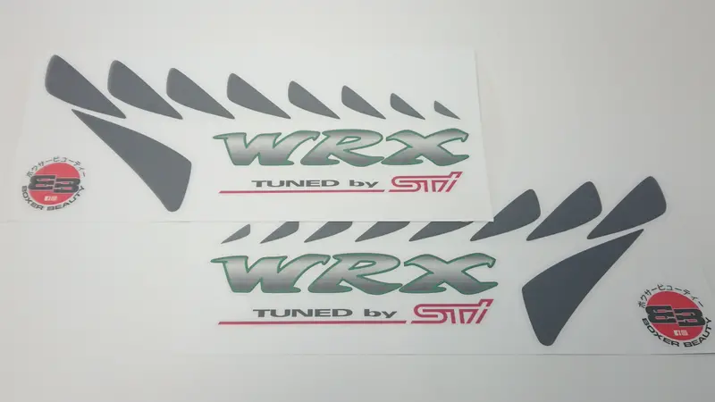 Wrx Gc8 "Type R" Sti Coupe Side Stickers - Pair And Sets 2