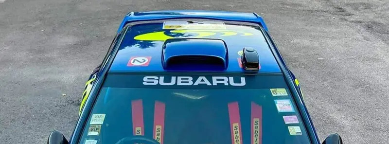 Wrx Gc8 Wrc Rally Car Windscreen Banners - Decals And Stickers 1