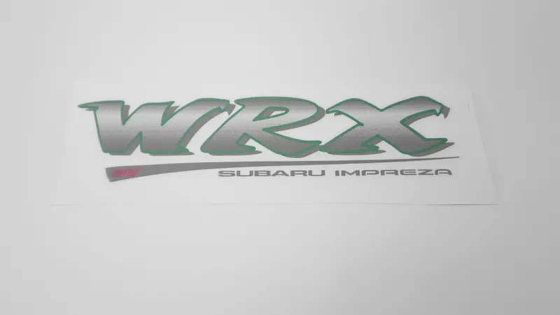 Wrx Type Viii+ Sti Gc8/Gf8 Wagon And Sedan Mid Tailgate Stickers 2