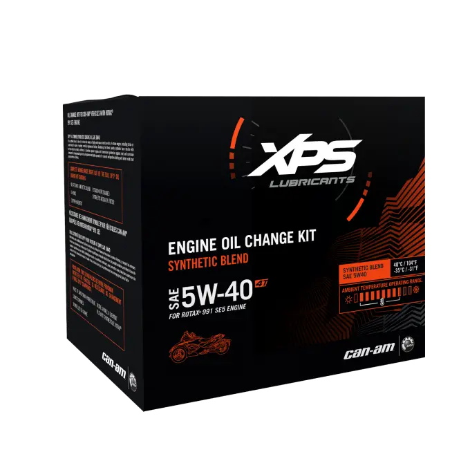 Xps Spyder Synthetic Blend Oil Change Kit 1