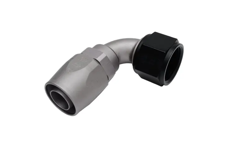 Xrp An 90 Deg Hose End, Double-Swivel / Ti Tech 1