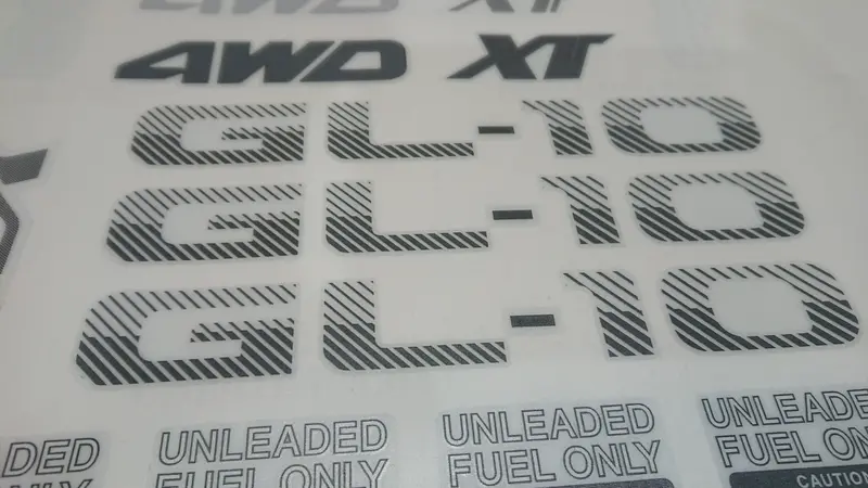 Xt/Vortex/Alcyone Usdm Model Designation Tailgate Sticker 1