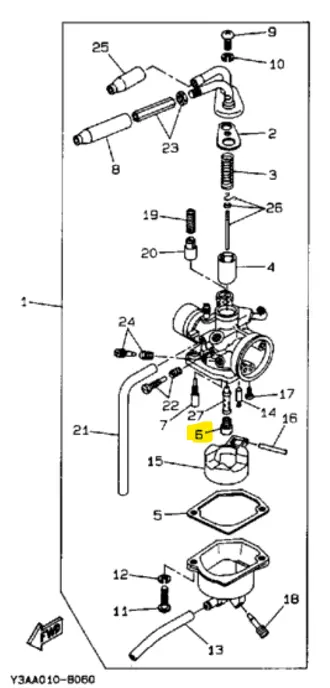 Yamaha Jet, Main (# 90) 1