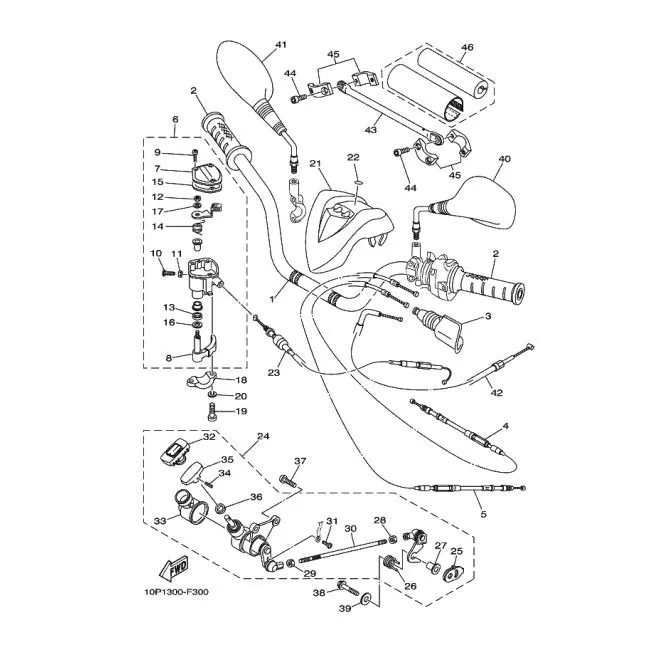 Yamaha Lock Lever 1