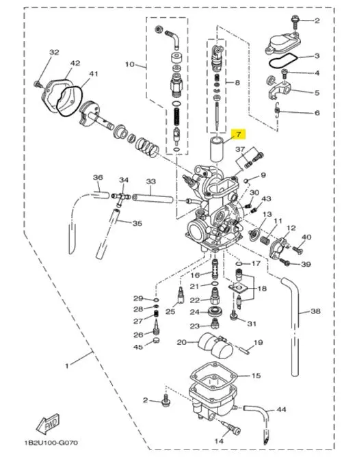 Yamaha Valve, Throttle 1 1