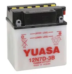 Yuasa Battery Conventional 12N7d-3B 1