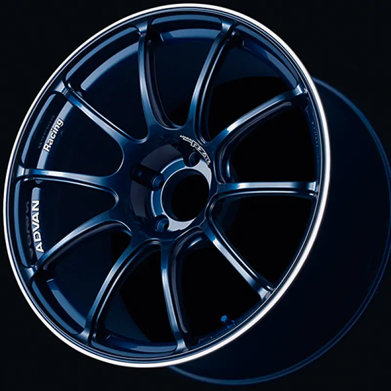 Advan Rzii Racing Wheel – 16X6.5In, +45Mm Offset, 4X100Mm, 63Mm Bore, Indigo Blue & Ring Finish 1