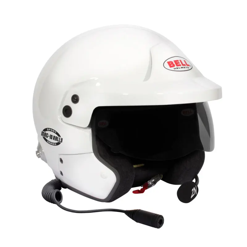 Bell Mag-10 Rally Sport Hans Device – Fia 8859 Certified, Extra-Small Size (55–56 Cm), White Finish 1