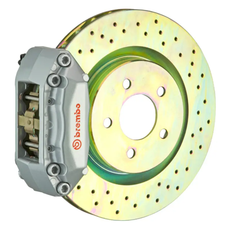 Brembo Gt Big Brake Kit For Mazda6 & Ford Fusion — Front, 4-Piston Calipers, 330X28 Drilled Rotors 1