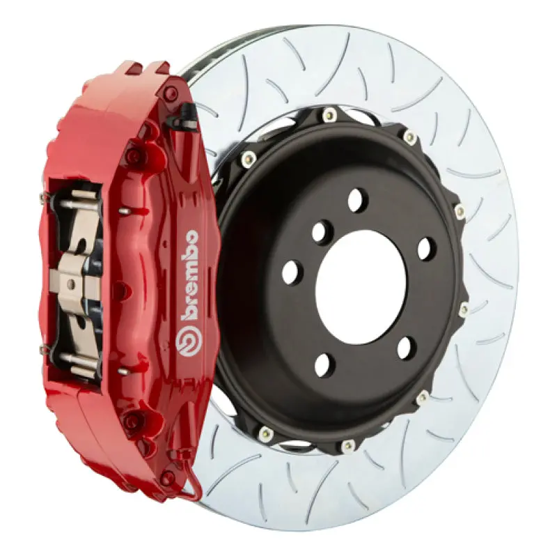 Brembo Gt Big Brake Kit – Front, 4-Piston Cast Calipers, 355×32Mm Two-Piece Slotted Rotors For 2005–2013 Corvette 1