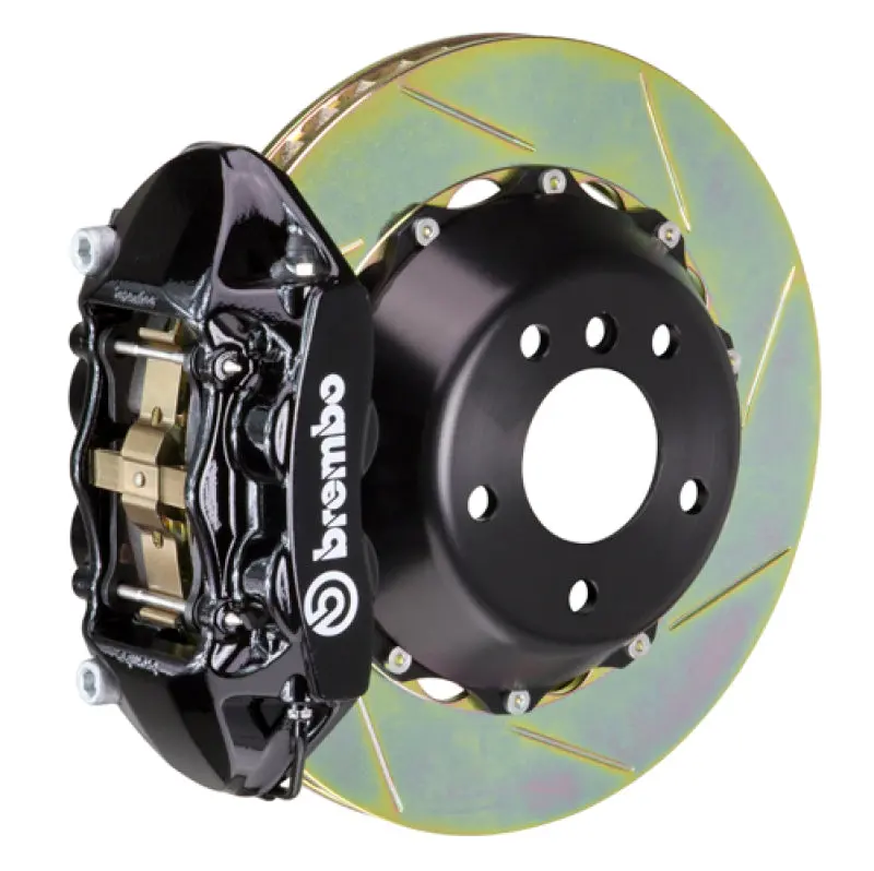 Brembo Gt Rear Big Brake Kit – 4-Piston Calipers & Slotted 380X28Mm Two-Piece Rotors For 2015–2016 Hyundai Genesis Sedan (3.8L/5.0L) 1
