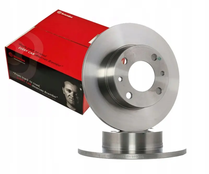 Brembo Oe-Style Rear Brake Rotors For 2010–2013 Kia Forte, Forte Koup & Soul – Uv-Coated 1