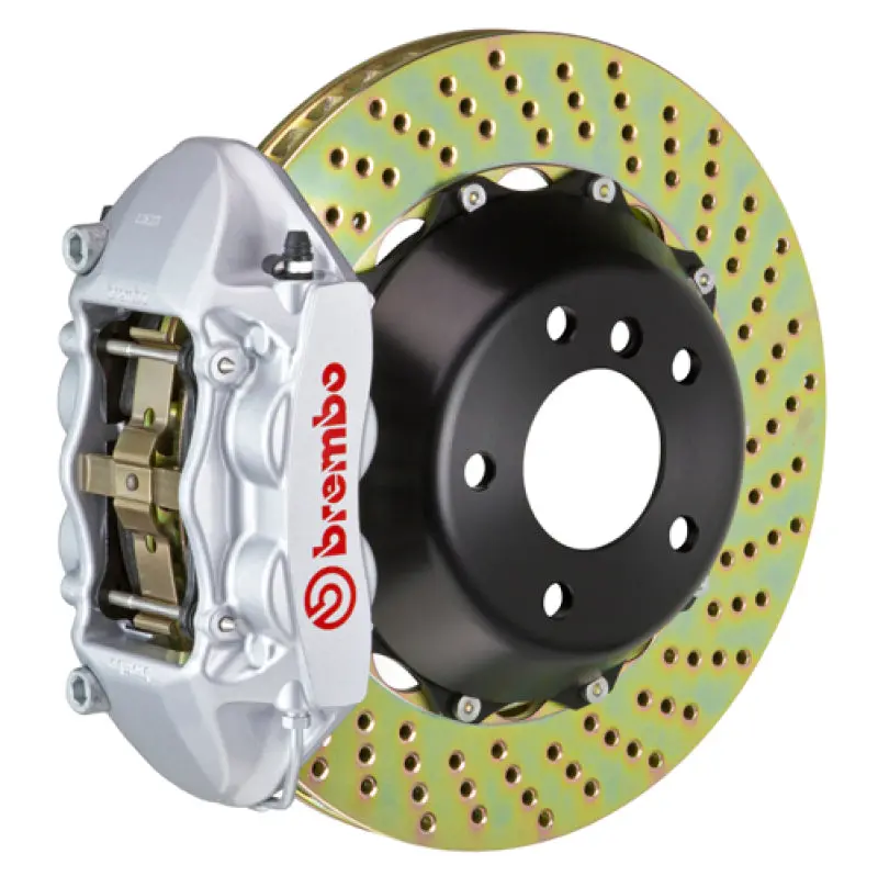 Brembo Rear Gt Big Brake Kit – 380×28Mm Two-Piece Drilled Rotors, 4-Piston Calipers, For 2012–2016 Porsche 991.1 Carrera S (Pccb-Equipped) 1