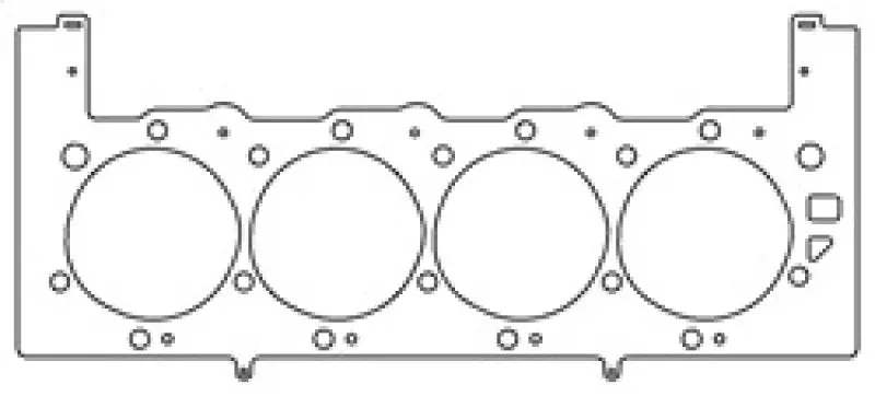 Cometic Mls Cylinder Head Gasket – Gm L18 Vortec 8100 Gen-Vii Big Block V8, 0.051", 4.450" Bore, Left-Hand Side 1