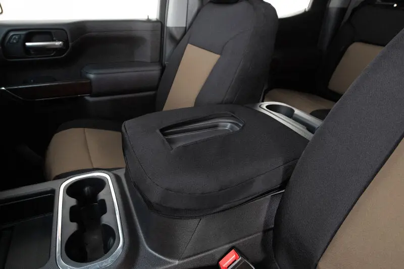 Covercraft Endura Precisionfit Seat Covers For 2019–2024 Subaru Forester – Second Row, Tan/Black 1