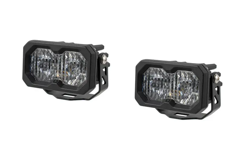 Diode Dynamics C2 2.0 Led Light Pod Set – Sae/Dot-Compliant White, Standard Beam, Pair 1