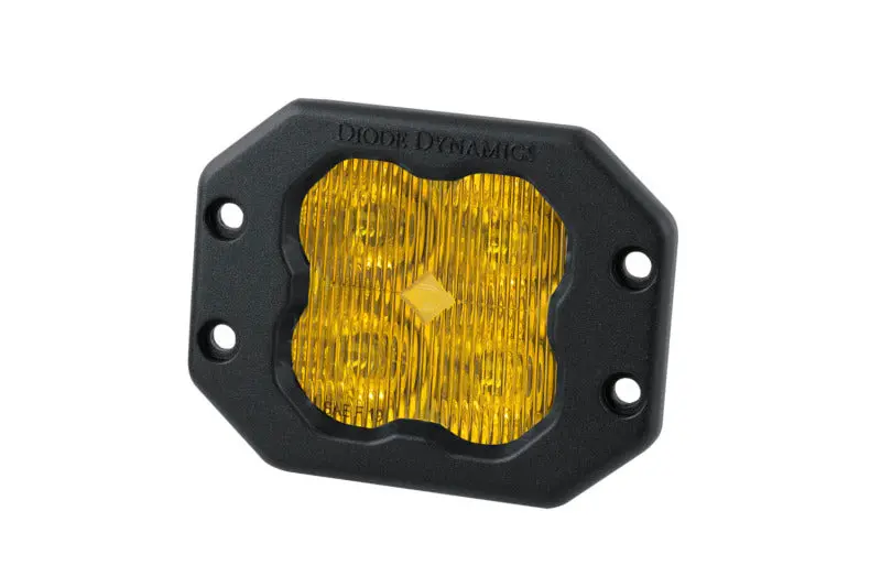 Diode Dynamics Ss3 Sport Abl Fog Light – Yellow Sae-Compliant, Flush-Mount Single Unit 1