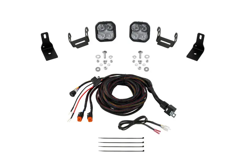 Diode Dynamics Ss3 Sport Stage Series Ditch Light Kit – Pro White Combo For 2022+ Ford Maverick 1