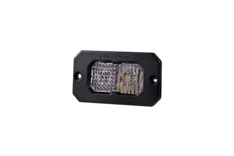 Diode Dynamics Stage Series 2" Led Pod Light – White Combo Beam, Flush-Mount Abl Ready (Single Unit) 1