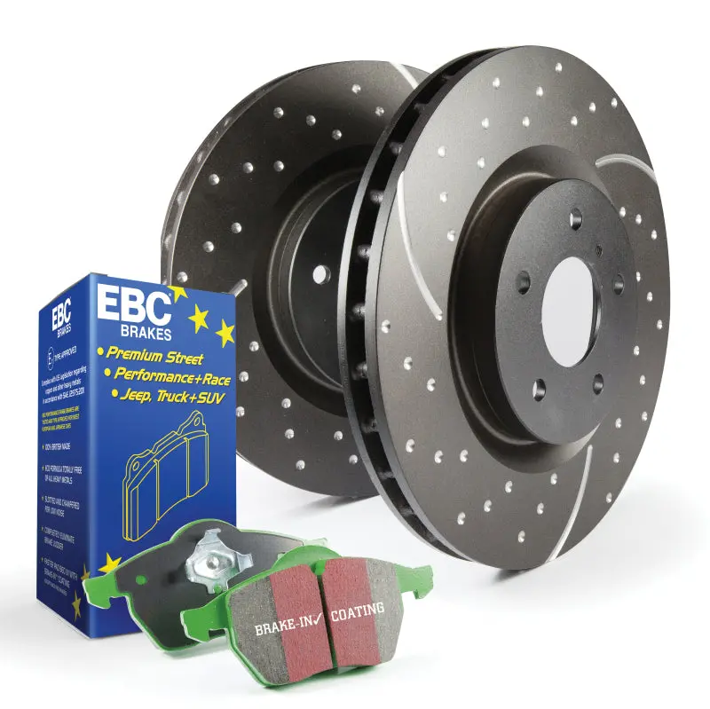 Ebc Greenstuff Performance Brake Kit – S10 Pads & Gd Grooved Rotors 1