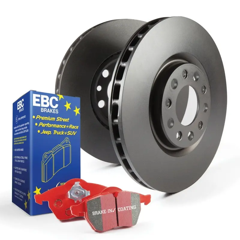 Ebc Redstuff High-Performance Brake Kit: S12 Pads + Rk Rotors 1
