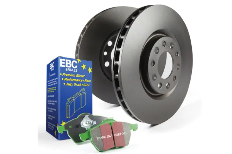 Ebc S11 Brake Upgrade Package: Greenstuff Pads Paired With Rk Rotors 1