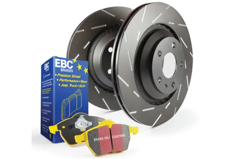 Ebc Yellowstuff High-Performance Brake Pad And Usr Drilled Rotor Kit 1