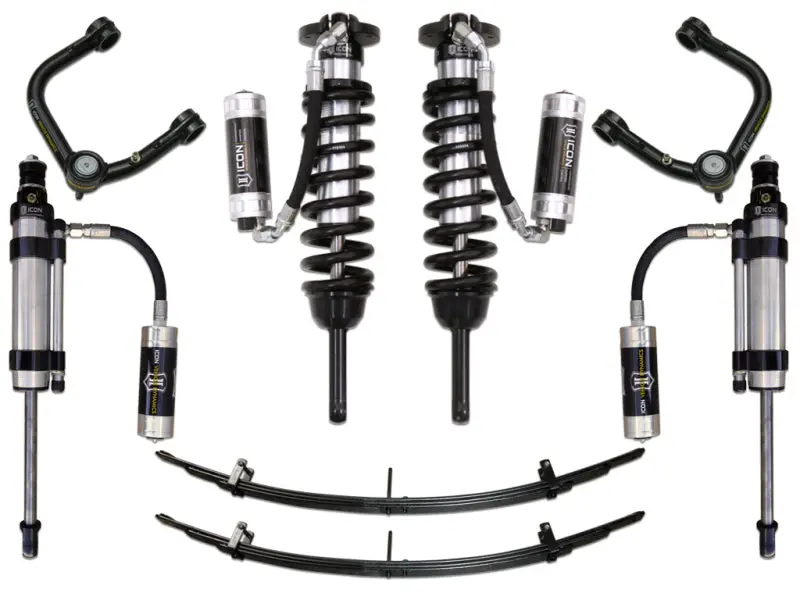 Icon Stage 7 Suspension System – Toyota Tacoma (2005–2015, 0–3.5" Lift; 2016+ , 0–2.75" Lift) With Tubular Upper Control Arms 1