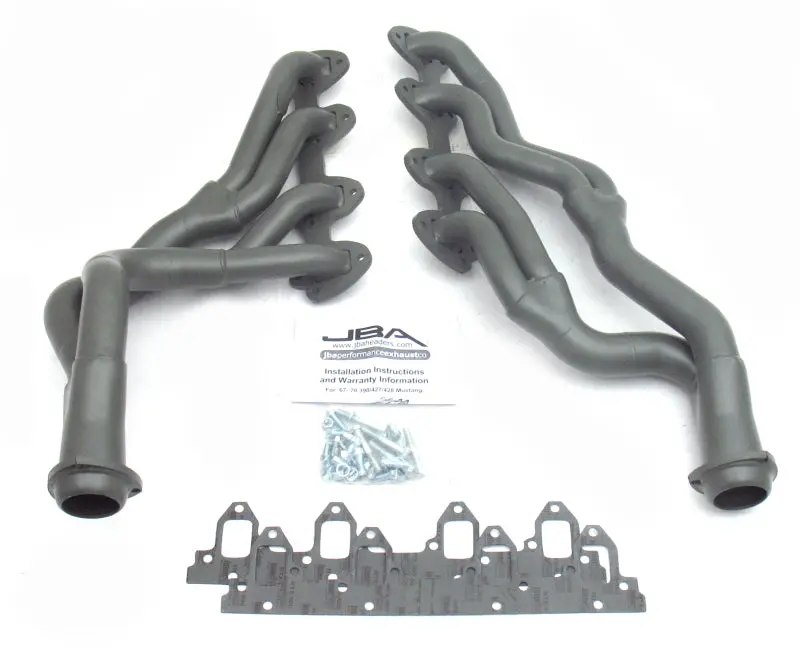 Jba Titanium-Coated Tri-Y Header For 1967–1970 Ford Mustang Fe Engines – 390–428 Cid, 1-3/4-Inch To 2-1/2-Inch Primary Tubes 2