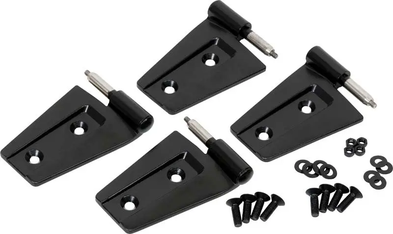 Kentrol Powder-Coated Door Hinge Kit – 4-Piece Set For 2007–2018 Jeep Wrangler Jk (2-Door Models) 1