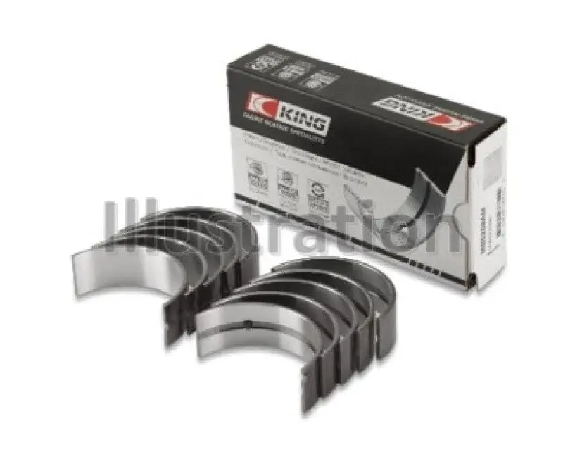 King Engine Bearings Mazda Fe 2.0L (Size +1.0Mm) Main Bearing Set 1