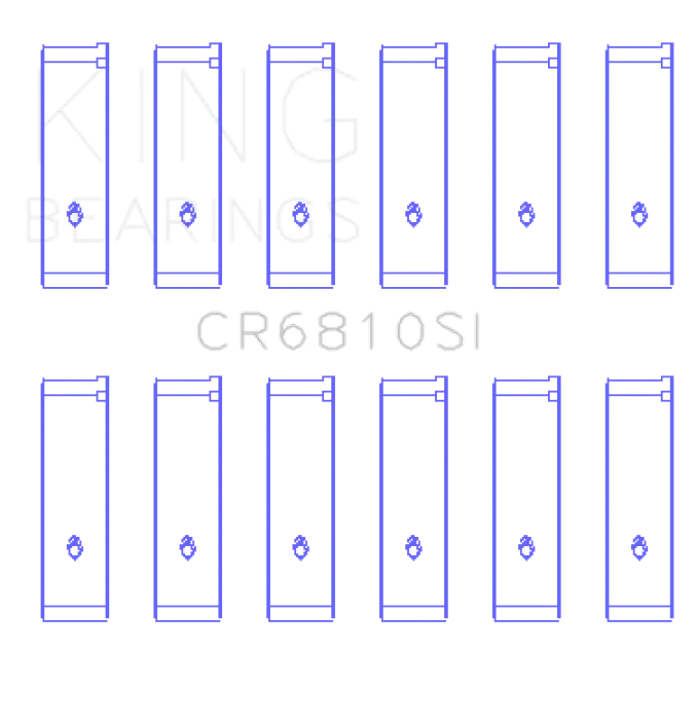 King Engine Bearings Oversized Connecting Rod Bearing Set – Chrysler 215 Engine (+0.75Mm) 2