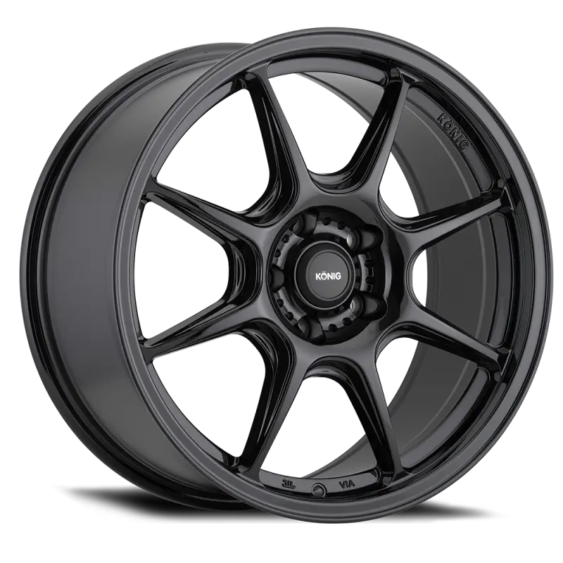 Konig Lockout Gloss Black Alloy Wheel: 18X8.5, 5X114.3, +45Mm Offset 1