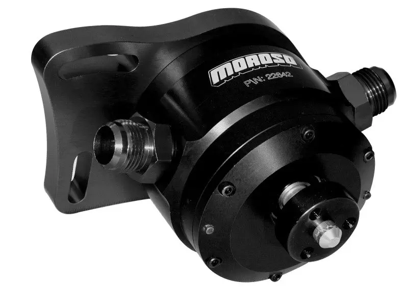 Moroso Enhanced Design 4 Vane Vacuum Pump W/Adjustable Mounting Bracket 1