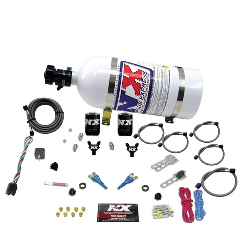 Nitrous Express Dual-Nozzle Efi Nitrous Kit For Ford Applications – 100–300 Hp Range With 10-Lb Bottle 1
