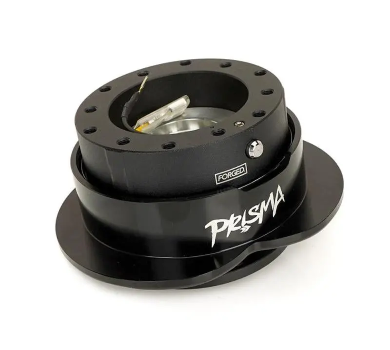 Nrg Quick Release Steering Hub – Gen 143, Black Body With Black Heart Ring 1