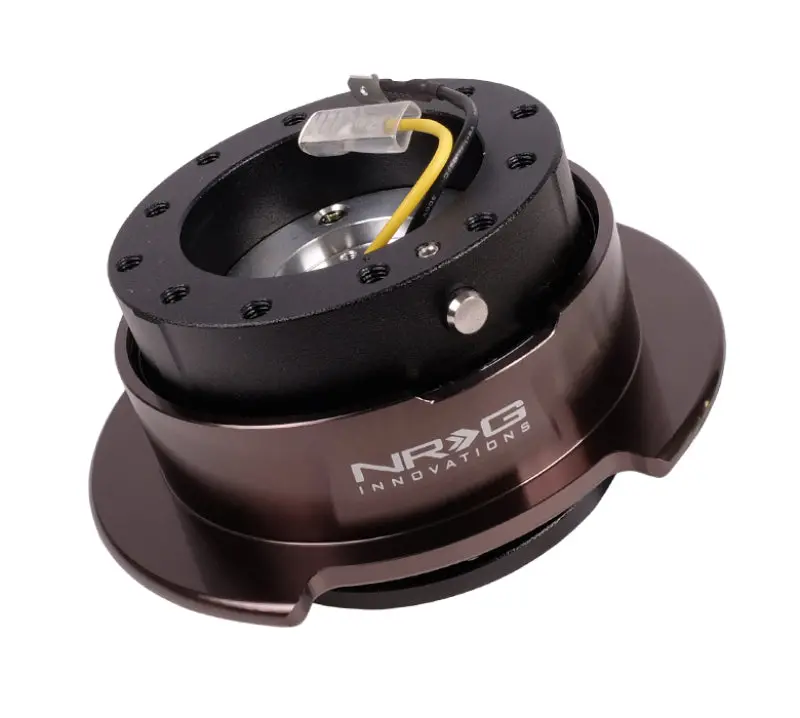 Nrg Quick Release Steering Wheel Hub Kit Gen 2.5 – Black With Black Chrome Ring 1